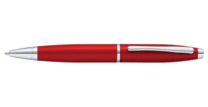 CROSS CALAIS CRIMSON RED LACQUER BALLPOINT PEN - AT0112-19