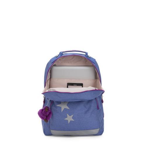 Kipling-Class Room S Patch-Small backpack with laptop protection -Dew Blue-I5448-55X