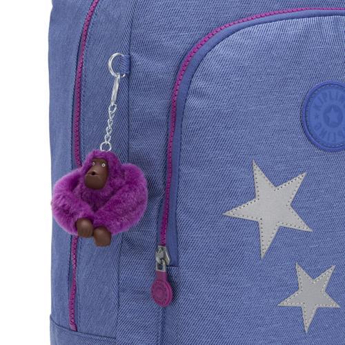 Kipling-Class Room S Patch-Small backpack with laptop protection -Dew Blue-I5448-55X