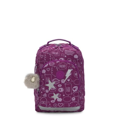 Kipling Class Room S Patch Statement - Small Backpack With Laptop-Tablet Compartment - I6524-57N