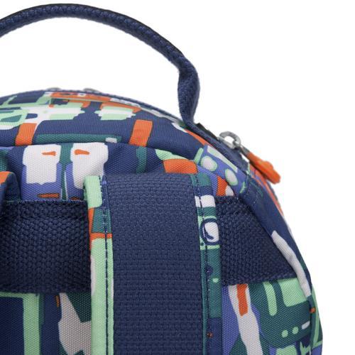 Kipling-Seoul S-Small backpack-Robot Camo Blue-I5357-57E