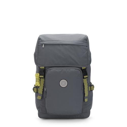Kipling Yantis Dark Carbon - Large Backpack With Laptop Protection - I3323-54R