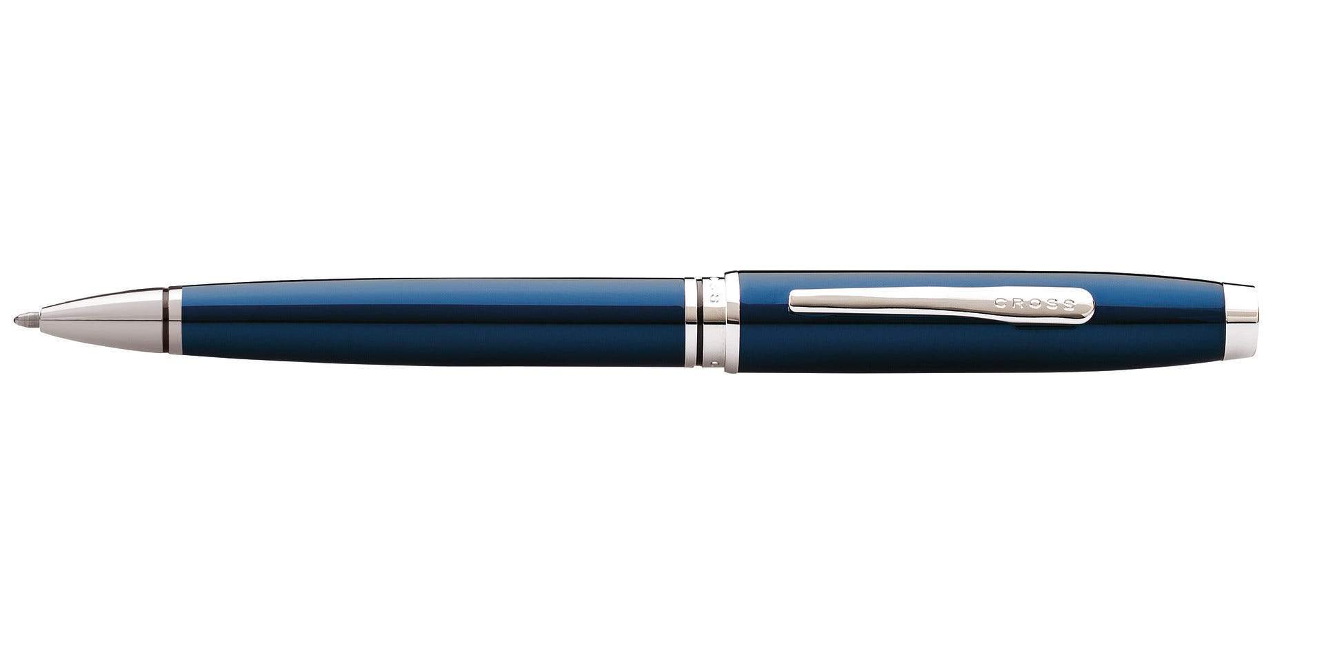 CROSS COVENTRY BLUE LACQUER BALLPOINT PEN - AT0662-9