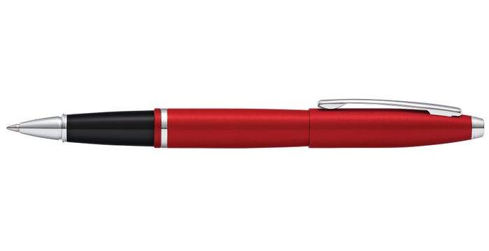 CROSS CALAIS CRIMSON RED LACQUER ROLLERBALL PEN - AT0115-19