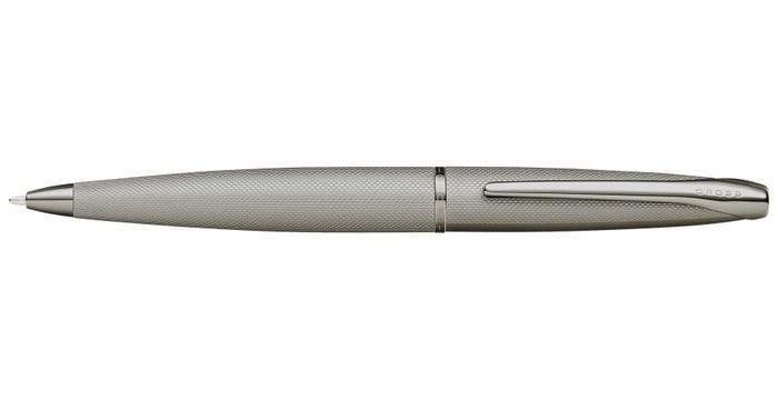 Cross ATX Titanium Grey Ballpoint Pen with Polished Titanium Grey PVD appointments - 882-46