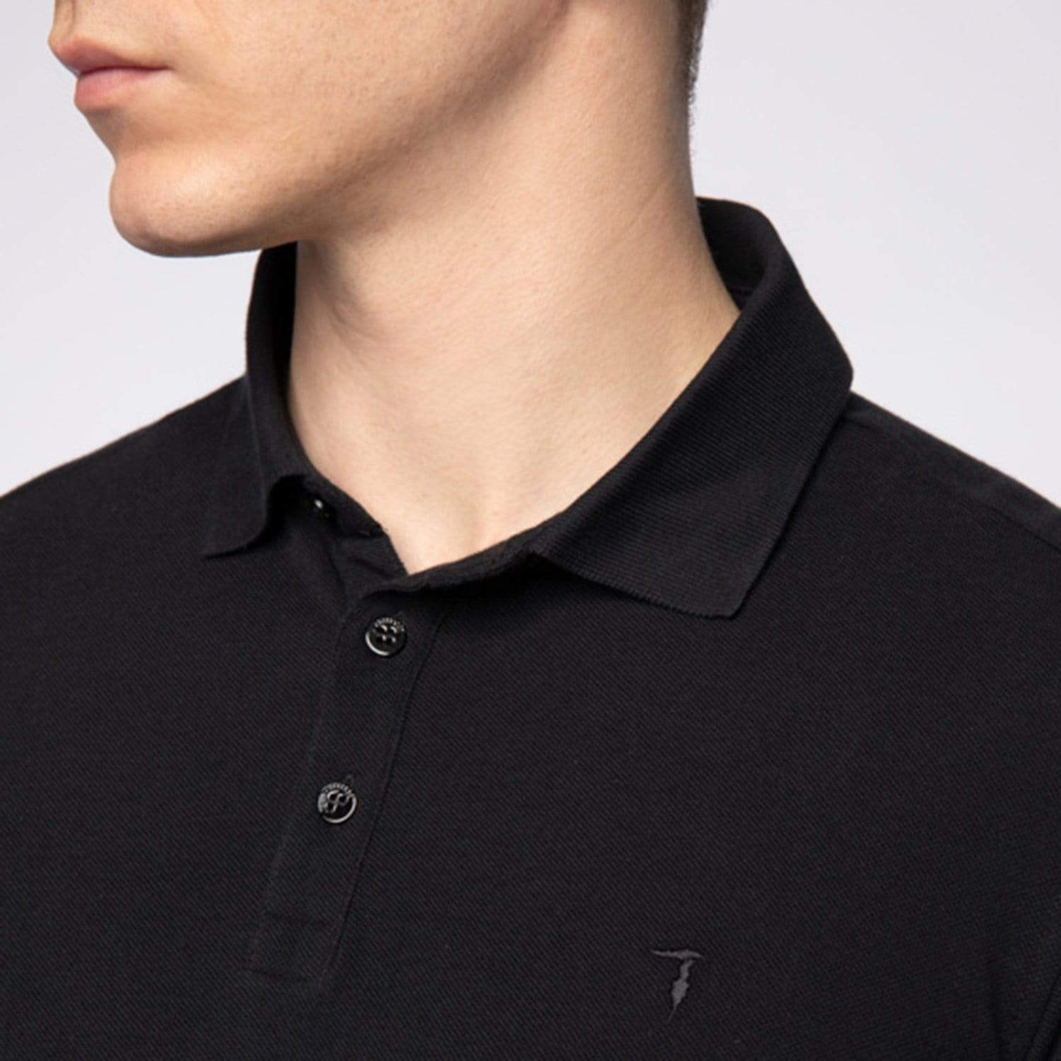 TRUSSARDI POLO PIQUET PURE COTTON REG FIT