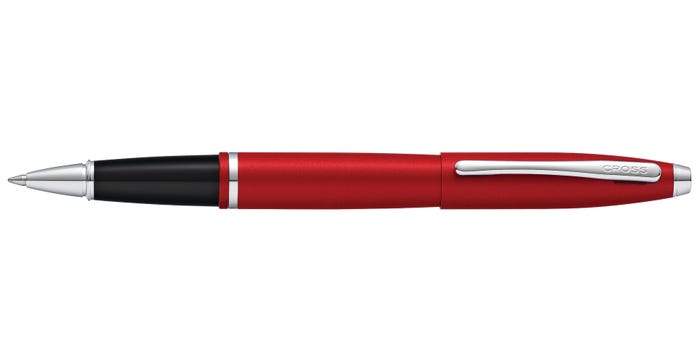 CROSS CALAIS CRIMSON RED LACQUER ROLLERBALL PEN - AT0115-19