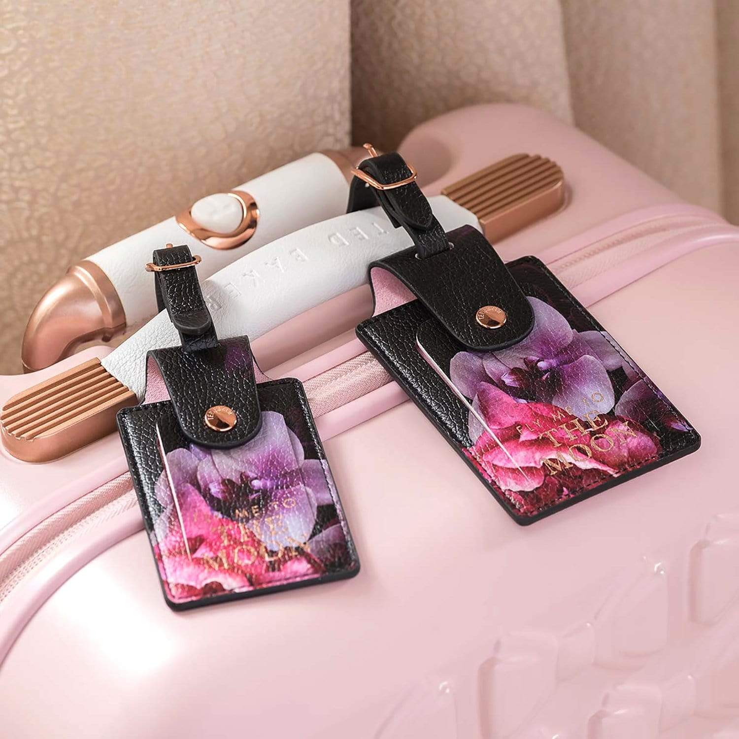 Ted Baker Splendour Luggage Tag - Multicolour, Set of 2 - TED399