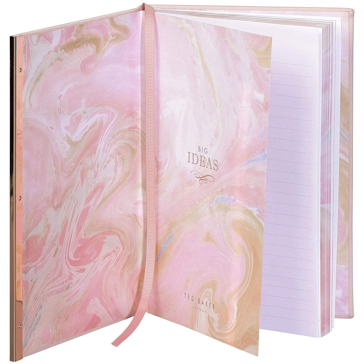 Ted Baker Pink Bow A5 Soft Touch Notebook - TED417