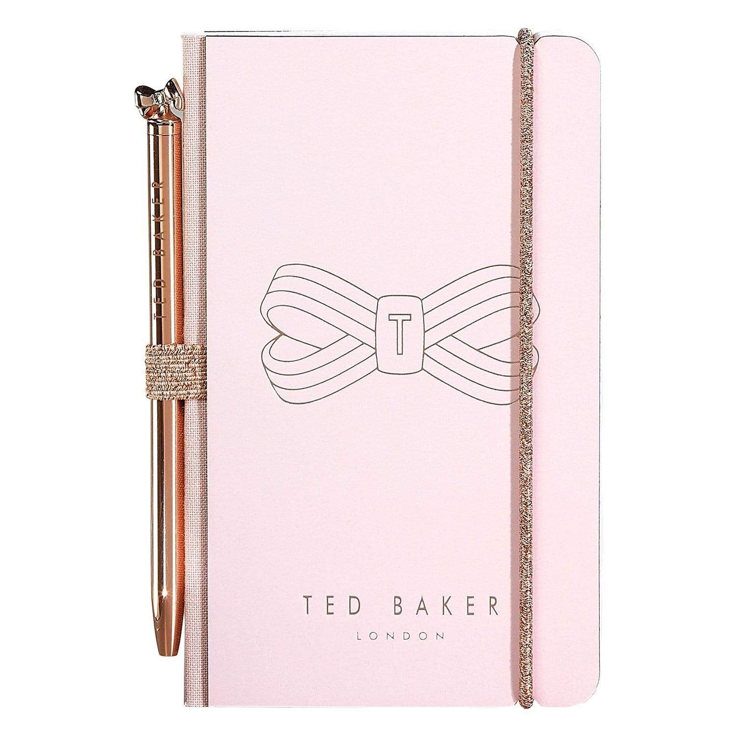 Ted Baker Bow Mini Notebook and Pen Set - Pink - TED429 - TED429