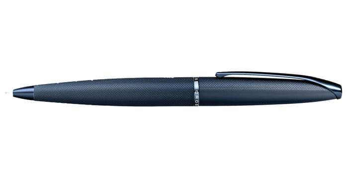 Cross ATX Dark Blue Ballpoint Pen with Polished Dark Blue PVD appointments - 882-45