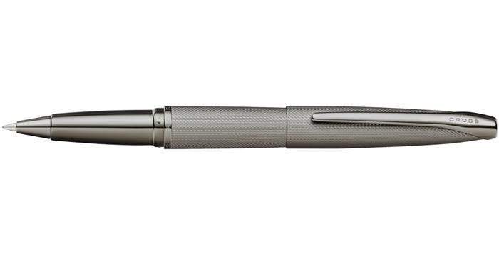 Cross ATX Titanium Grey Rollerball Pen with Polished Titanium Grey PVD appointments - 885-46