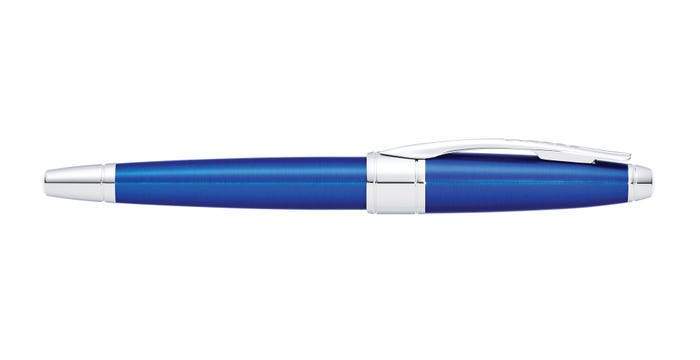 Cross Apogee Translucent Blue Lacquer Rollerball Pen - AT0125-20