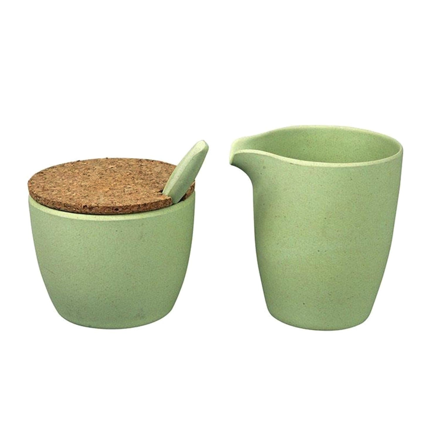 Zuperzozial Dash and Dulce Milk Cup and Sugar Pot Set - White Green - 1400621 - Jashanmal Home